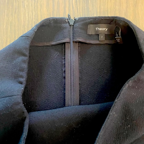 Theory | Black A Line Skirt (2) - Picture 2 of 2